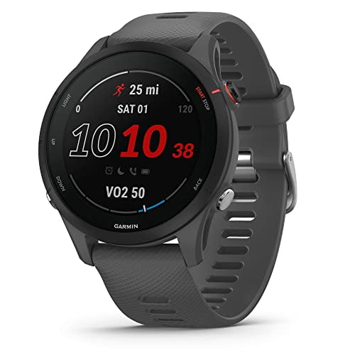 Garmin Forerunner 55 GPS Smartwatch for Running & Fitness, Daily Workouts, 2 Weeks Battery Life, Black - Walmart.com Garmin Forerunner 55 GPS Smartwatch for Running & Fitness, Daily Workouts, 2 Weeks Battery Life, Black - Walmart.com