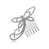 Bridal Jewelry Genuine Crystal Rhinestone Dragonfly Fashion Head Piece Hair Comb