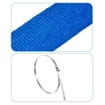 thumbnail image 4 of Fiberglass Exhaust Wrap Tape, 2" x 16' Blue Header Heat Wrap with 4 Stainless Ties for Hot Rods Motorcycle, 4 of 6