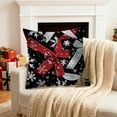 thumbnail image 4 of Christmas Pillow Cover Holiday Decoration Linen Throw Pillow Case for Sofa Couch Bed Living Room Seasonal Home Decor Festive Accent, 4 of 6