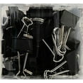 thumbnail image 2 of Officemate Binder Clips, Assorted Sizes, Black, 200 Count, 2 of 2