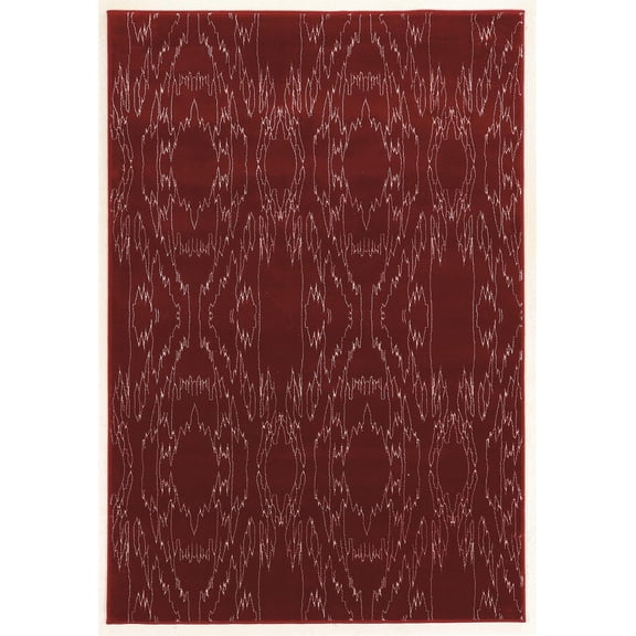 Hawthorne Collection 5'3" x 7'6" Rug in Red