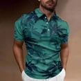 thumbnail image 2 of Summer Men's Performance Micro Elastic Short Sleeve Golf Short Sleeve Top L, 2 of 5