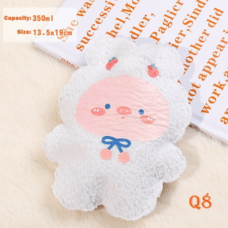 350ML Capacity Cute Cartoon Warm Hot Water Bag for Winter or Pain Relief