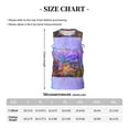thumbnail image 4 of Rocae Colorful Purple Cosmos Flower for Men's Basketball Jersey Lightweight and Breathable Athletic Tank Top,Quick-Drying Sports Jersey 3X-Large, 4 of 9