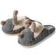 thumbnail image 1 of Coofit Christmas Slippers Unisex Non-skid: Thickened 3D Winter Slippers Fluffy Slides, 1 of 10