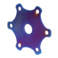 thumbnail image 5 of Steering Wheel Horn Button Cover Universal Modification ABS Metal for 6 Bolts Racing CarRed, 5 of 5