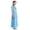 A Sky Blue, variant on inhzoy Flower Girls Dress Junior One-Shoulder Bridesmaid Formal Long Dress
