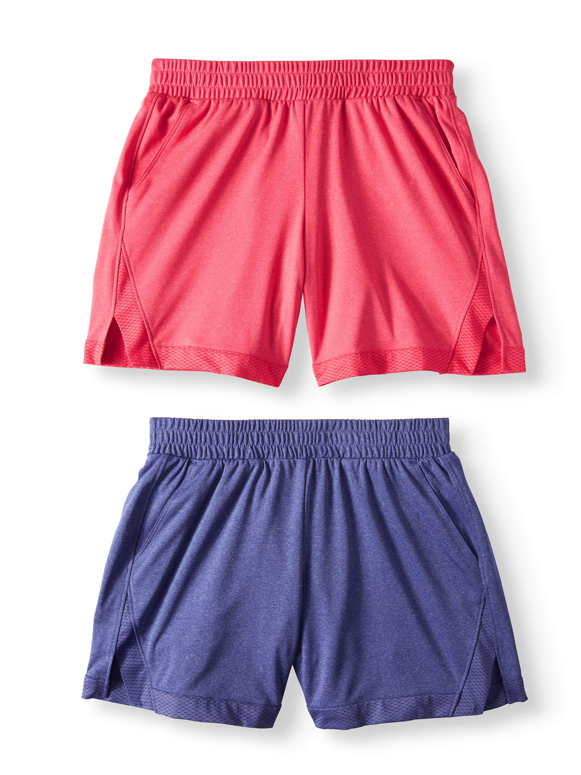 Athletic Works Athletic Works Active Mesh Shorts, 2Pack (Little