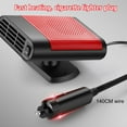 thumbnail image 3 of MDHAND 2 in 1 Portable Car Heater,Rapid Heating Car Defroster,Hot & Cold Car Cooling Fan,12V 150W, 3 of 11