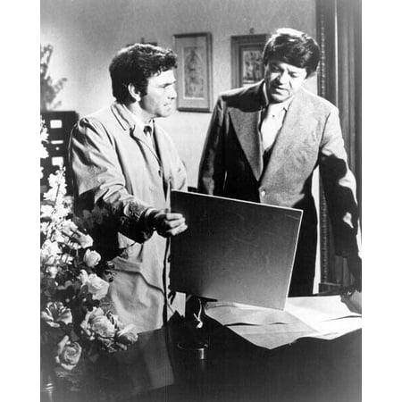 Columbo Suitable For Framing 1971 Peter Falk confronts Ross Martin 8x10 photo