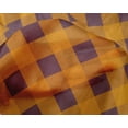 thumbnail image 4 of oneOone Silk Tabby Chocolate Brown Fabric Gingham Check Sewing Fabric By The Yard Printed Diy Clothing Sewing Supplies 42 Inches Wide, 4 of 4