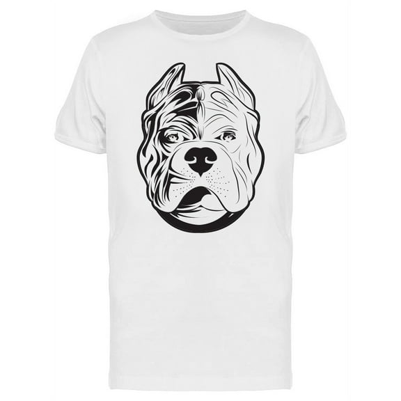 Contrast Pitbull Muzzle Tee Men's -Image by Shutterstock