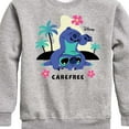 thumbnail image 3 of Lilo & Stitch - Stitch Carefree - Toddler and Youth Crew Fleece, 3 of 5