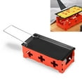 thumbnail image 4 of Portable Candlelight Cheese Raclette Non Stick Rotaster Baking Tray Stove Set, 4 of 4