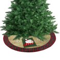 thumbnail image 4 of Falda Navidad Fiesta Navideña Creativa Fondo A Cuadros Alce (60cm), 4 of 9