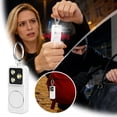 thumbnail image 2 of White Portable Personal Safety Alarm, Rechargeable Anti-Wolf Device with LED Flashlight & Anti-Spy Camera, 2 of 6