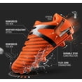thumbnail image 2 of Vizari USA Impact Firm Ground Soccer Cleats for Kids – Comfortable, Lightweight, and Durable Shoes for Toddlers, Little Kids, and Big Kids - Orange/Silver, 11, 2 of 6