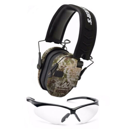 Walker's Razor Slim Electronic Hearing Muffs (Camo) and Shooting