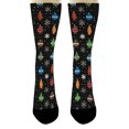 thumbnail image 4 of ThisWear Christmas Ornament Patterned Socks Secret Santa Gifts 12-Pairs Novelty Crew Socks, 4 of 5
