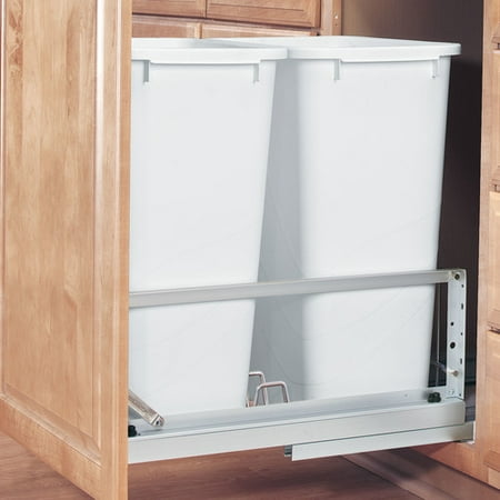 Rev-A-Shelf Double Soft Close Pull Out 50 qt. Trash Can