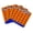 Orange, variant on Regal Games, Original Interstate Highway Travel Bingo Set, for Road Trips & Travels, Orange, 4 Packs