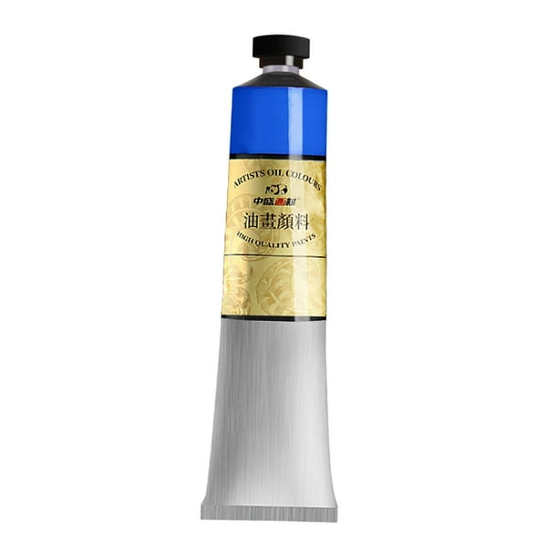 Tubo de pintura al óleo profesional de 170 ml para pintar grafitis al óleo para estudiantes principiantes. Azul