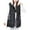 Black, variant on Htigea Clearance Long Outerwear for Women Unisex Casual Solid Vest Zipper Pocket Loose Sleeveless Jacket Hooded Coat Double Vest Puffer Vest Women Linen Khaki,L