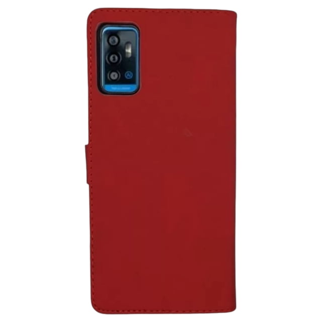 Funda Cartera Suave Cely Vesmir Para ZTE A71 Rojo Más 2 Micas