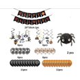 thumbnail image 3 of Decoraciones para fiestas de Halloween YONGSHENG Juego de globos con alfabeto de murciélago negro y cabeza de calabaza espeluznante, 3 of 3