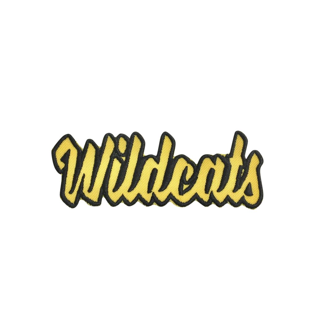 Wildcats - Yellow/Black - Team Mascot - Words/Names - Iron on Applique ...