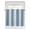 Haze blue, variant on Kitchen Curtains 54 Inches length, Aqua Gray Stripes Window Treatment Curtain Drapes, Minimalist Gradient Lines Aesthetic Decorative Window Curtains for Bedroom Cafe, 52"x54", 2 Panels