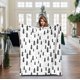 thumbnail image 5 of Christmas Flannel Printed Blanket Office Nap Blanket Fleece Blanket Leg Blanket Warm Sofa Blanket, 5 of 7