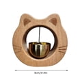 thumbnail image 1 of Cat Brass Wind Chime Door Pendant - Smart Ringtone, Unique Design, Alloy Material, Great Gift, 1 of 6
