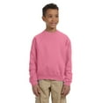 thumbnail image 2 of Pink Youth Sweatshirts for Girls Teen Boys Sweatshirt Plain Casual Pullover Sweater Size 6-8 10-12 14-16 18-20 - S M L XL - Age 6 to 20 Years Old Kids Sweatshirt School Uniform, 2 of 3