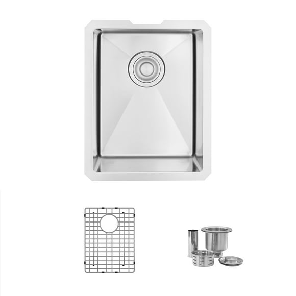 Undermount 14 inch Stainless Steel Single Bowl Kitchen Sink
