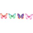 thumbnail image 4 of 250 Unids Apliques de Mariposa de Tela de Organza de Color Degradado 38mm Translúcido Chiffon Butterfly para Decoración de Fiestas, Adornos de MuñEcas, 4 of 5
