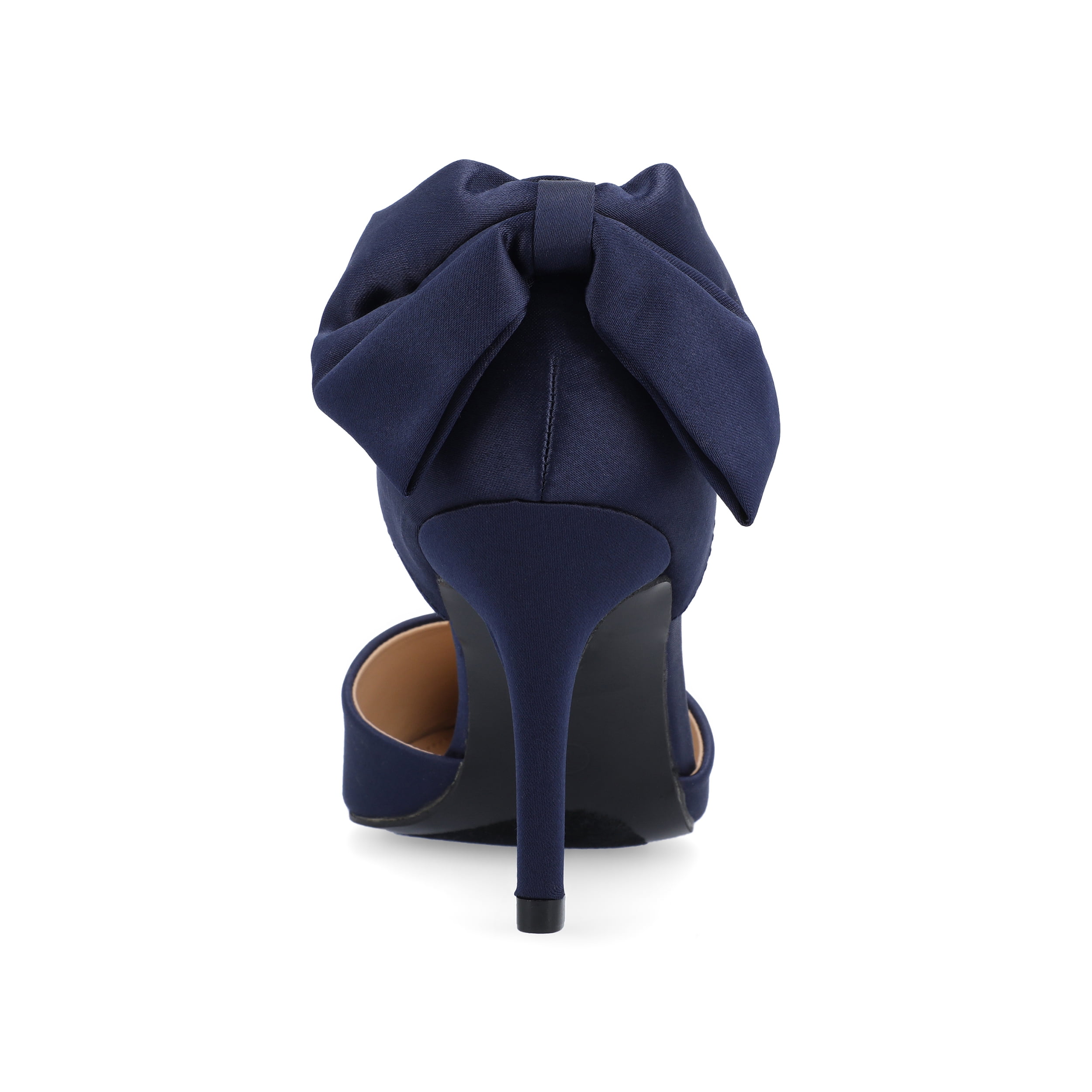 Journee Womens Tanzi Pointed Toe Mid Heel Evening Pumps