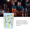 thumbnail image 4 of Cóctel Mezcla Copa De Acero Inoxidable Taza De Barman Con Estampado Vintage A Prueba De óxido Para La Barra En Casa Con 304 Acero Inoxidable, 4 of 7