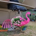 thumbnail image 4 of Hanging Flower Pot Creative Flamingo Parrot Appearance Metal Chain Hanging Decoration, 4 of 6