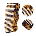 thumbnail image 2 of Unique Bargains 1 Pc Irregular Simplicity Hair Comb Brown Acetate Sheet, 2 of 5