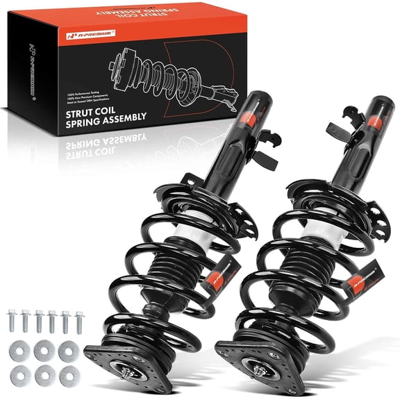 A-Premium Front Pair (2) Complete Strut & Coil Spring Assembly Compatible with Ford Escape 2014 2015 2016 2017 2018 2019, Driver and Passenger Side, AWD