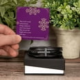 thumbnail image 4 of Get Well God's Words & Promises Psalm 107:20 Men's Stainless Steel & Vegan Leather Cross Bracelet - Vegan Leather with Stainless Steel, 4 of 14