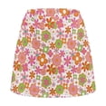 thumbnail image 5 of KEIAHUAN Hippie Flowers Golf Skirts for Lady A Line Smooth Golf Skirts for Women Soft Stretchy Tennis Skirt with Shorts Pocket Athletic Summer Yoga Skort for Everyday Wear, 5 of 7