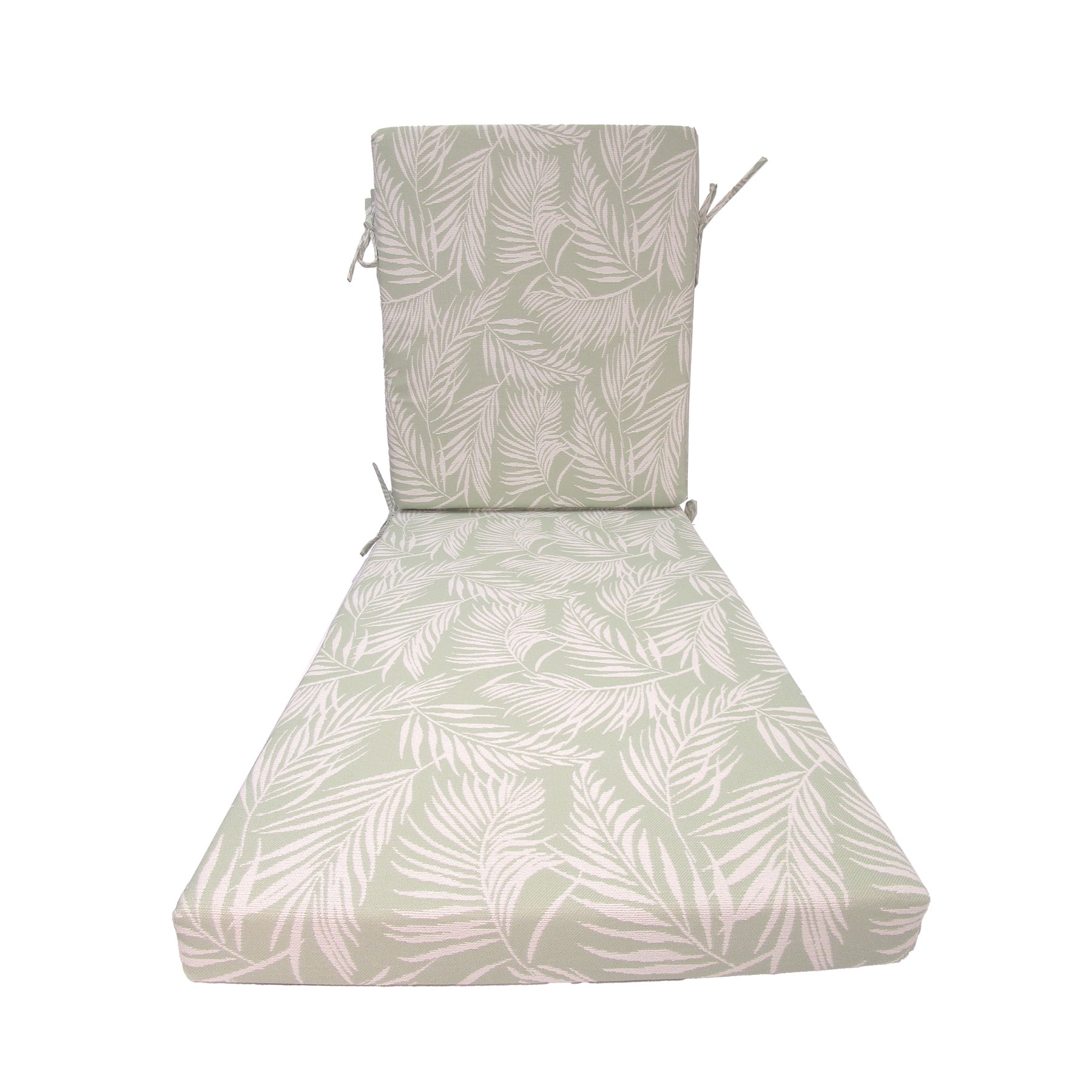 Better Homes & Gardens 72" x 23" Outdoor Chaise Lounge Cushion, 1-Piece, Palm Green