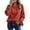 23#Ginger, variant on Women's Crew Neck Long Sleeve Sweatshirt Ribbed Hem Loose Silhouette Solid Color Pullover for Home Lounge Casual Rest Wear Sky Blue XL