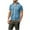 Light Blue, variant on Mens Shirts Under $10 Men's Zip Up Hoodies Short Sleeve Hooded Sweatshirts Summer Casual Solid Color Pullover Tops with Pockets