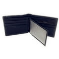 thumbnail image 2 of Premium Cow Fur Genuine Leather Men's Short Bifold Wallets in Multi Emblem, 2 of 5