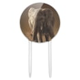 thumbnail image 1 of Acrylic African Elephant Painting Cake Topper Party Decoration for Wedding Anniversary Birthday Graduation, 1 of 7