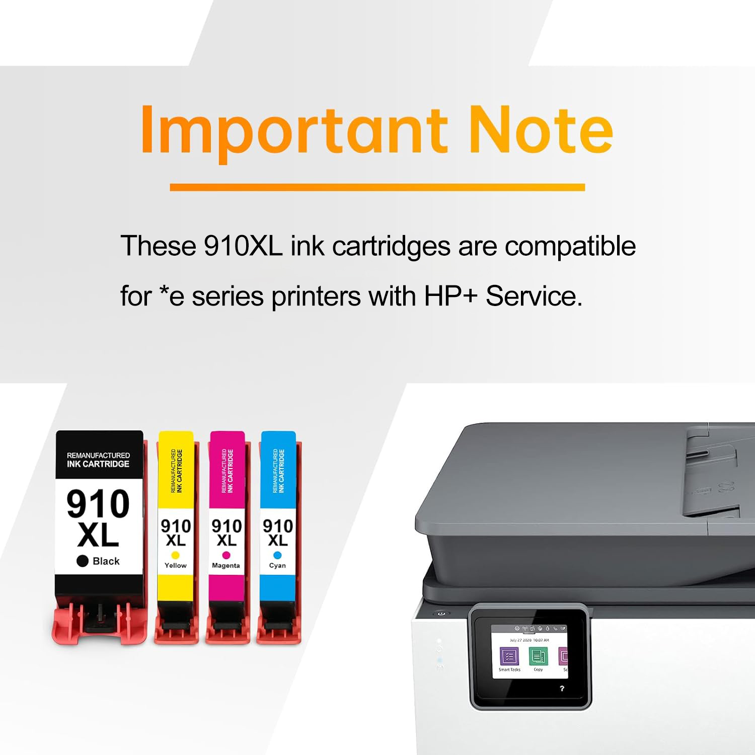 Kingjet HP 910XL Ink Cartridge 4-Pack Combo photo 2